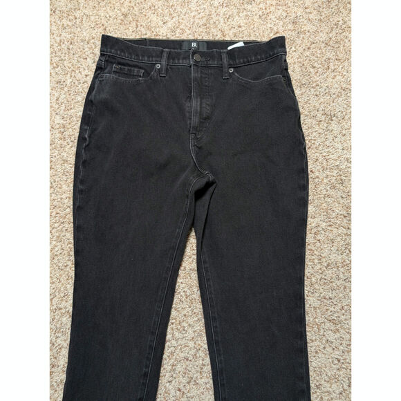 Banana Republic Woman's Black, High rise, Denim Jeans 31 (14), Slightly tapered - Picture 12 of 15